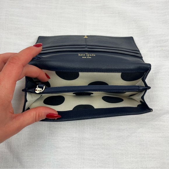 Kate Spade Leather Bow Wallet / Wrislet - Picture 3 of 14